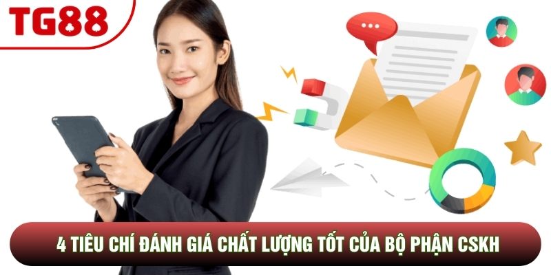 4 tiêu chí đánh giá chất lượng tốt của bộ phận CSKH 4 tiêu chí đánh giá chất lượng tốt của bộ phận CSKH