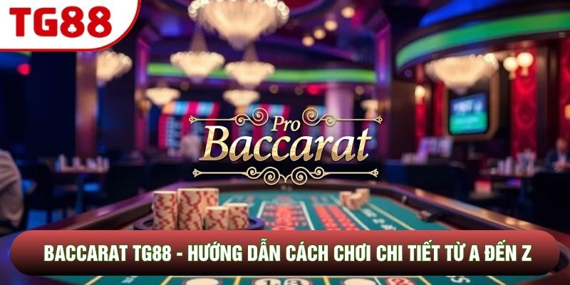 Baccarat TG88 - Hướng Dẫn Cách Chơi Chi Tiết Từ A Đến Z