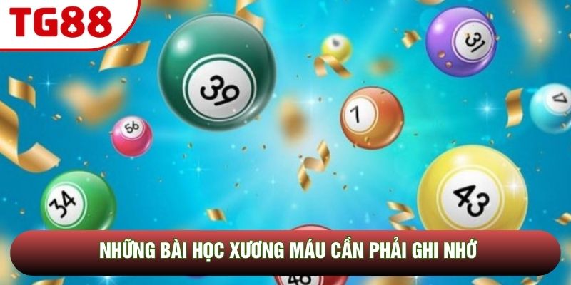 Những bài học xương máu cần phải ghi nhớ Những bài học xương máu cần phải ghi nhớ