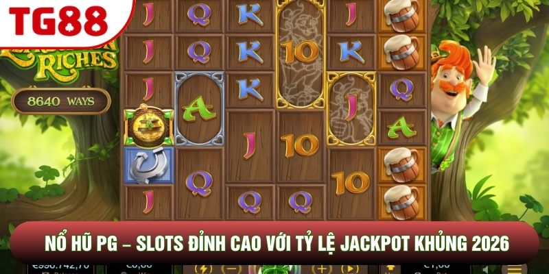 Nổ Hũ PG – Sảnh Slots Đỉnh Cao Với Tỷ Lệ Jackpot Khủng 2026