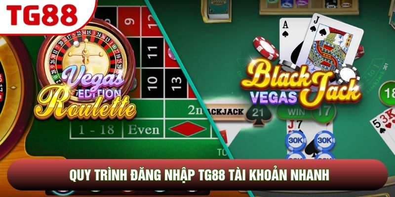 Quy trình đăng nhập TG88 tài khoản nhanh